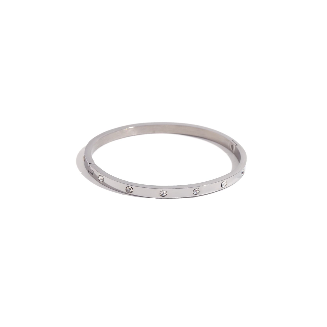 Silver Bling Bangle