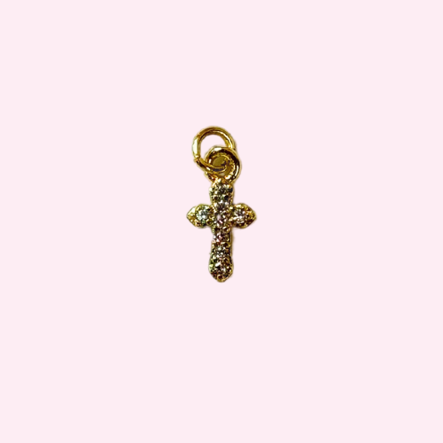 Tiny Shiny Cross - CHARM BAR