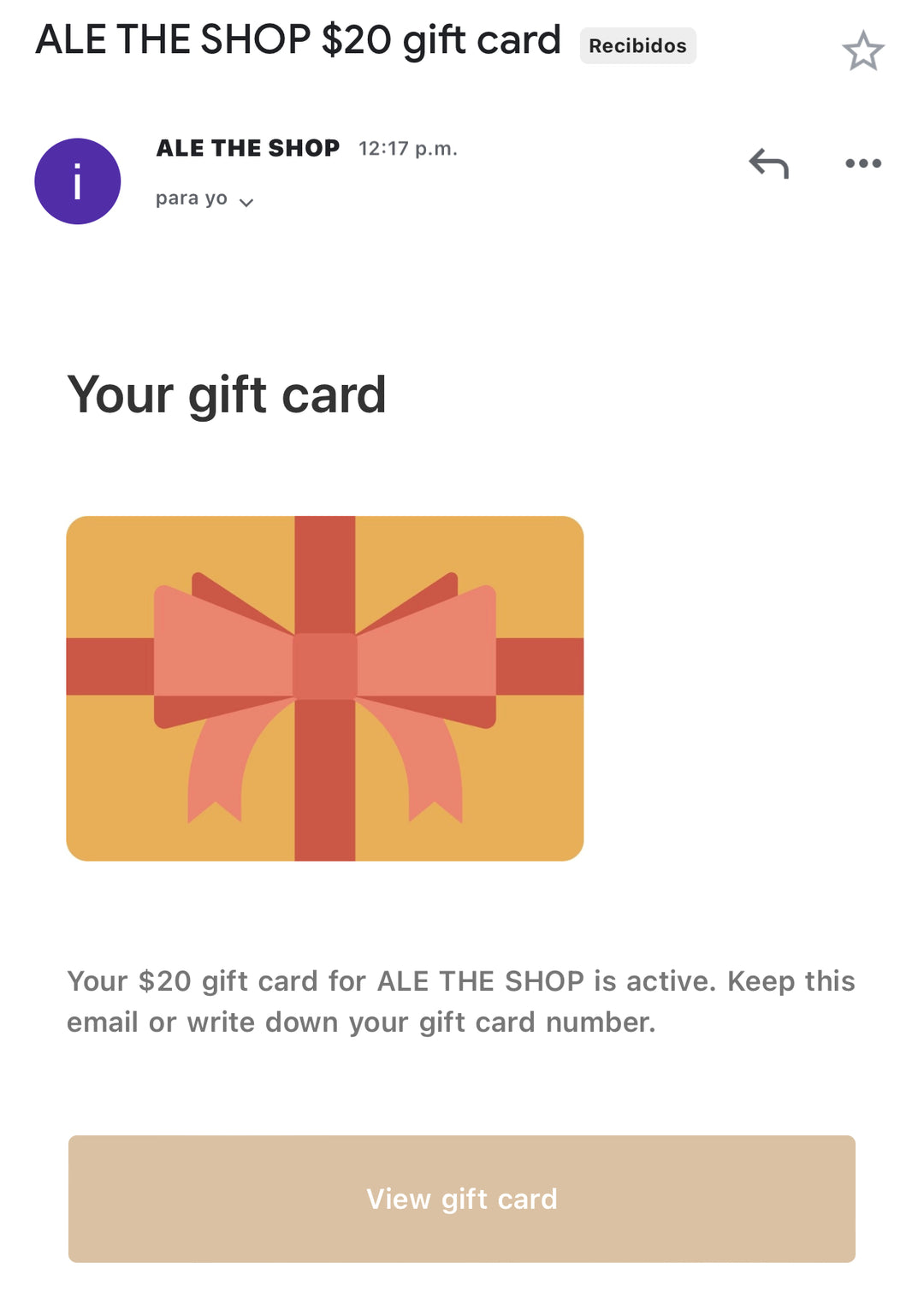 Gift Card